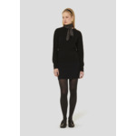 Pull Prunette-Noir en Polyester