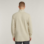 T-Shirt à Manches Longues Overdyed Half Zip