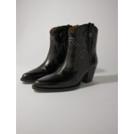 Bottines santiags en cuir