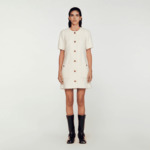 Robe courte en tweed