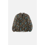 Blouse Bell En Viscose Mélangée