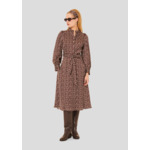 Robe Rivoltina-Chocolat en Viscose