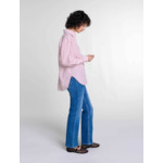 Chemise strassée à rayures