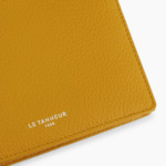 Portefeuille à rabat 2 volets Emile en cuir grainé