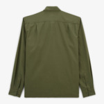 Chemise regular vert avocat gauffrée