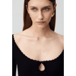 Top manches longues maille fine