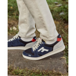 Baskets basses bleues & grises