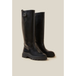 Bottes hautes cuir lisse