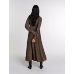 Robe longue en maille brillante