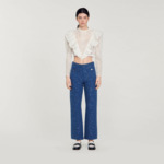 Pantalon en maille fantaisie
