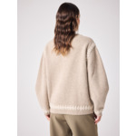Pull en laine Dakota TERRE FUMEE/BEIGE CH