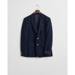 Slim Fit Wool Flannel Club Blazer