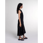 Robe longue en crochet