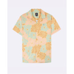 Chemise manches courtes vert & bleu