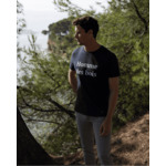 T-shirt col rond bleu marine Homme des bois