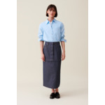 Jupe denim zippée modulable