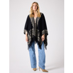 Cape cachemire Tima NOIR_BEIGE
