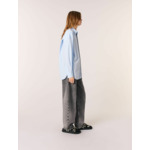 Chemise en popeline avec strass