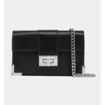 Pochette Emily Small En Cuir Lisse Noir