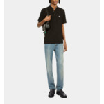 Polo Noir En Coton Piqué Homme