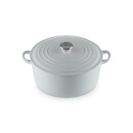 Cocotte ronde 28cm en fonte émaillée vapeur