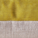 Yves Delorme - Housse de coussin en velours bleu, Berlingot