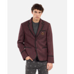Veste À Rayures En Laine Mélangée Homme