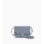 Petit sac bandoulière Rose en cuir lisse