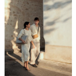 Grand sac cabas Elena en cuir grainé