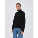 Pull col roulé ML Vekina NOIR