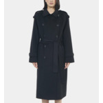 Manteau Style Trench Noir Femme