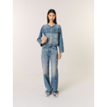 Veste en denim brodé