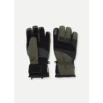 Gants de ski avec empiècements en cuir