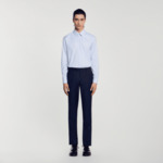 Chemise coupe classique en coton