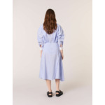 Jupe longue en coton à rayures