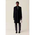 Manteau droit mi-long