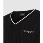 RUBBER PATCH KNIT VEST