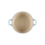 Cocotte ronde 24cm en fonte émaillée bleu marine