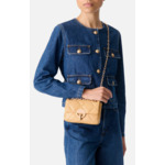 Petit Sac Moon En Cuir En Coton Et Lin Mélangé