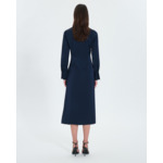 Robe longue satinée nocturne