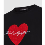 SIGNATURE HEART BOUCLE T-SHIRT