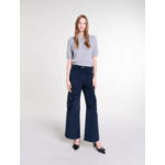 Pantalon cargo en velours