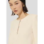 Robe Rosario-Ecru en Polyester