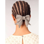 Barette nœud strassé