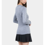 T-Shirt Manches Longues Gris Femme