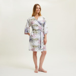 Laurence Tavernier - Kimono court en satin, Parc