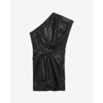 Robe Asymétrique En Cuir Bora