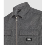 BRUSHED MELANGE OVERSHIRT