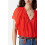 Blouse Cantin En viscose et soie