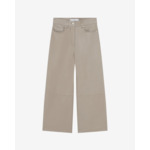Pantalon Large En Cuir Baki